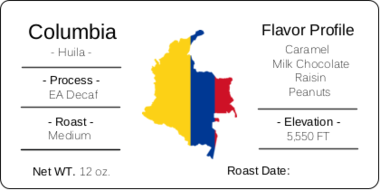 Colombia Huila (Decaf)