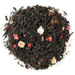 Strawberry -flavored black tea-